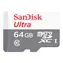 SanDisk Ultra microSDXC 64 GB / klasa 10 / UHS-I / odczyt: do 100 MB