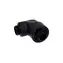 Złącze zaciskowe Alphacool Eiszapfen 16/10 mm obrotowe 90° G1/4, czarne