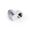 Alphacool Eiszapfen z przesuniętym 16 mm złączem obrotowym G1/4 OT do G1/4 IT, chrom