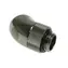 Adapter kątowy obrotowy BitsPower 45° G1/4" (M) > G1/4" (F) czarny błyszczący