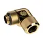 Adapter kątowy BitsPower Advanced Multi-Link 90° G1/4 > 12 mm Hardtube Gold