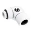 Adapter kątowy BitsPower Advanced Multi-Link 90° G1/4 > 12 mm, rura twarda, biała