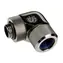 Adapter kątowy BitsPower Advanced Multi-Link 90° G1/4 > 14 mm z twardą rurką, czarny