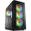Sharkoon TG6M czarny / RGB / ATX / 4X 120mm / bez zasilacza / przezroczysty panel boczny