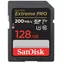 SanDisk Extreme PRO SDXC 128 GB / klasa 10 / prędkość transferu 200 MB/s / odpowiednia dla 4K