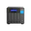 QNAP TVS-h474-PT-8G / Intel Pentium G7400 3,7 GHz / 8 GB DDR4 / 4x3,5" SATA III + 2x M.2 2280 / 2x 2,5GLAN