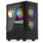 KRUX Torba czarna / obudowa PC / ATX / micro-ATX / mini-ITX / strona przezroczysta / bez zasilacza