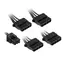 Kolink KL-CBR-PAT Kabel zasilający / 4X Molex / 1x 6 pin do podłączenia do źródła