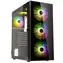 Obserwatorium Kolink HF Glass ARGB czarny / ATX / 1x USB-A 3.0 / 2x USB-A 2.0 / 3x 140mm / 3x 120mm / bez źródła zasilania
