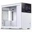 Jonsbo D31 MESH Ekran biały / Micro-ATX / 1x USB-A 3.0 / 1x USB-C 3.2 / bez źródła zasilania / wyświetlacz / strona przezroczysta