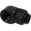Adapter kątowy L Alphacool Eiszapfen 90°, krótki 1/4", czarny
