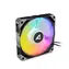 Sharkoon Rebel F50 PWM czarny / wentylator / 120 mm / RGB / 35 dBA / 2000 obr./min / 77,6 CFM
