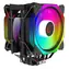 Rampage Octagon C60 czarny / 2x 120mm / TDP 180W / 29 dB @ 1800 RPM / 57 CFM / Intel + AMD