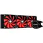 Xilence LiQuRizer LQ360 czerwono-czarny / 3x 120mm / TDP 400W / 35,2 dB @ 1600 RPM / 70 CFM / AMD + Intel