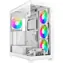 Xilence XILENT Gleam biały / ATX / 2x USB-A 3.0 / 1x USB-C 3.2 / 4X 140mm ARGB / bez zasilacza / przezroczysty panel boczny