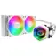 Cooler Master MasterLiquid 240 Core II ARGB biały / 2x 120 mm / łożysko karabinowe / 27,2 dB przy 1750 obr./min / 71,9 CFM / AMD + Inte