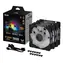 Bez opakowania - Asus TUF GAMING TR120 ARGB Reverse (3 szt.) czarny / 120 mm / łożysko hydrauliczne / 2000 obr./min / 76,3 CFM / 29 dB / bez opakowania