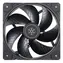 Bez opakowania - Silverstone Shark Force Black / 140 mm / Łożysko dynamiczne / 38,3 dB przy 2200 obr./min / 120 CFM / 4-pinowe złącze PWM / Bez opakowania