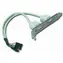 Gniazdo Gembird 2x USB z MB do pokrywy szafki / kabel 25cm / luzem