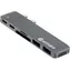 eSTUFF USB-C Slot-in Hub Pro szary / 2 x USB 3.0 / 1 x USB-C / 1 x Thunderbolt 3 / czytnik kart