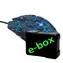E-BLUE Auroza Gaming e-box niebieska / mysz optyczna do gier / 6 przycisków / 1 kółko / przewodowa (USB) / 4000DPI