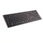 HAMA Cortino (Klawiatura) czarna / klawiatura bezprzewodowa / 2,4 GHz / klawisze multimedialne / układ EN / USB