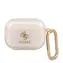 Brokatowe etui z TPU Guess 4G do Apple Airpods Pro Gold