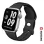 Swissten Silikonowy pasek do Apple Watch 42/44/45/49mm czarny