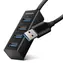 Axagon HUE-M1A, 4X USB 3.2 Gen 1 MINI hub, metalowy, kabel USB-A 20cm