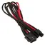 Kabel Silverstone 8-pin EPS > 4+4-pin ATX/EPS 30 cm czarno-czerwony