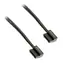 Kabel Silverstone SST-CP11B Super Low Profile SATA 6G 50 cm czarny / złącza płaskie / 90°