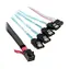 Kabel Silverstone SST-CPS05-RE SAS mini 36-pin > 4X SATA 50cm czarny / 12Gb/s / SFF-8643 / SGPIO