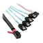 Kabel Silverstone SST-CPS05 SAS mini 36-pin > 4X SATA 50cm czarny / SFF-8643 / SGPIO