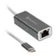 Adapter Silverstone SST-EP13C USB-C - RJ45 szary