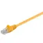 MicroConnect CAT5e U/UTP 0,25 m żółty / PVC