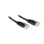 MicroConnect CAT6 U/UTP 0,25 m czarny / PVC