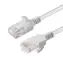 MicroConnect CAT6a U/UTP SLIM 0,25 m biały / LSZH