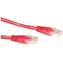 MicroConnect CAT6 U/UTP 0,5 m CCA czerwony / PVC / AWG 26/7 / CCA
