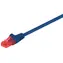 MicroConnect CAT6 U/UTP 0,5 m CCA niebieski / PVC / AWG 26/7 / CCA