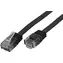 MicroConnect CAT6 U/UTP 0,5 m CCA czarny / PVC / AWG 26/7 / CCA