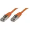 MicroConnect CAT6 S/FTP 0,25 m pomarańczowy / LSZH