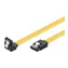 Kabel połączeniowy MicroConnect SATA 7pin kątowy 90° - SATA 7pin 0,5m żółty / SATA III