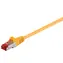 MicroConnect CAT6 F/UTP 1,5m żółty / PVC