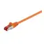 MicroConnect CAT6 F/UTP 1,5m pomarańczowy / PVC