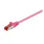 MicroConnect CAT6 F/UTP 1,5m różowy / PVC