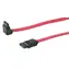 Kabel połączeniowy MicroConnect SATA 7pin - SATA 7pin kąt 90° 0,5m różowy / SATA I