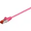 MicroConnect CAT6 F/UTP 3M różowy / PVC
