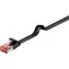 MicroConnect CAT6 U/UTP FLAT 1m czarny / PVC