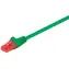 MicroConnect CAT6 U/UTP 3M CCA zielony / PVC