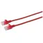 MicroConnect CAT6 U/UTP SLIM 5m czerwony / PVC
